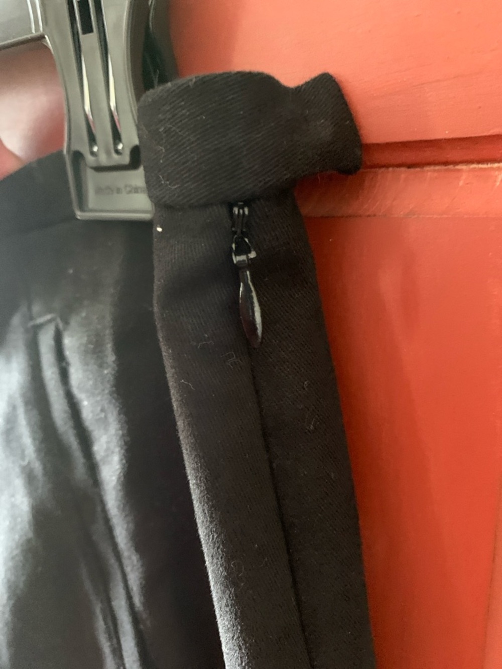 Ann Taylor Black Tailored Pencil Skirt Stretch - Picture 4 of 7